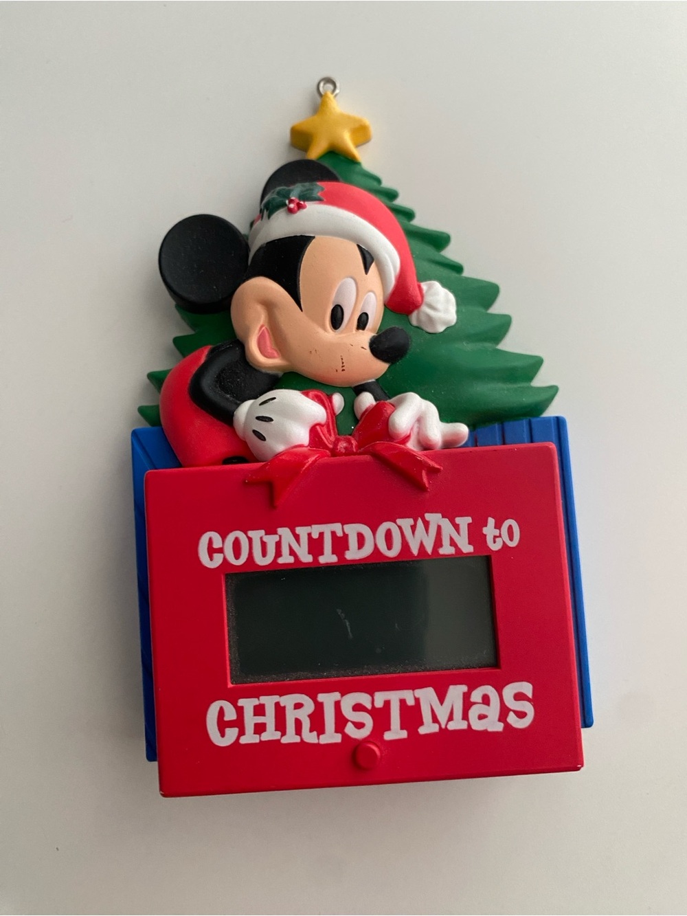 Countdown To Christmas Tree Ornament - Mickey Mouse Tested Hallmark